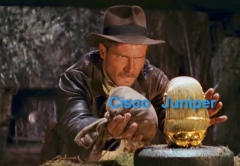 Indiana Jones weighing Cisco vs Juniper